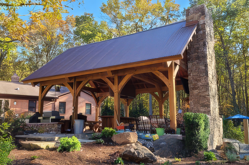 Leesburg Virginia Timber Frame Pavilion