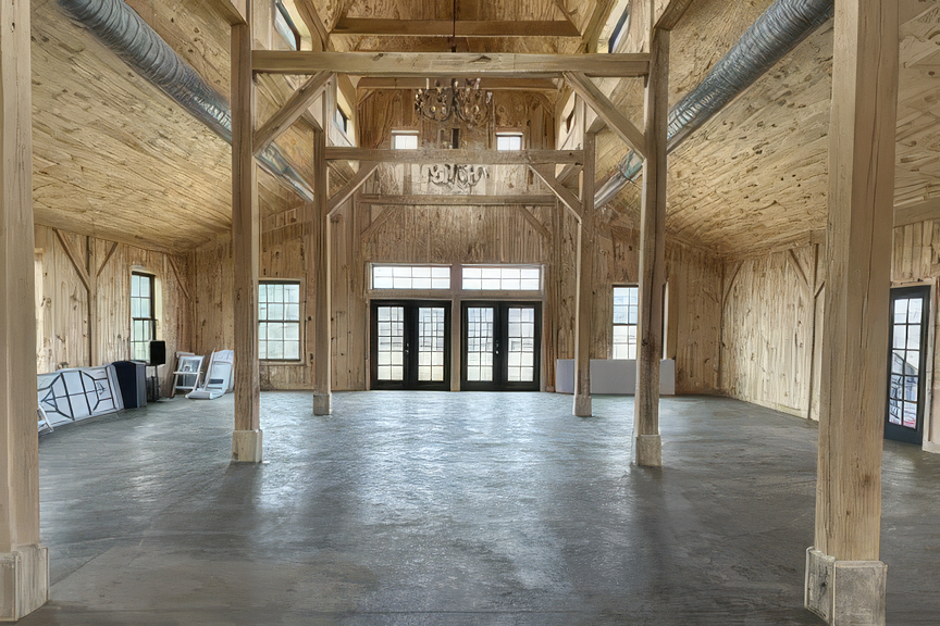 Ruckersville Virginia Wedding Barn Interior